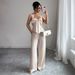 Women's Clothing Temperament Elegant Style Halter Neck Vest Straight Trousers Suit Women's Clothing Summer_ecoleips.com
