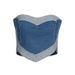 Women's Clothing Spring New Retro Washed Love Stitching Slim Fit Tube Top Vest_ecoleips.com