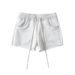 Women's Clothing Color Bright Line Casual Shorts Hot Girl Low Waist Drawstring Slim Sports Hot Pants_ecoleips.com