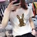 Summer Women's T-Shirt Short Sleeve Loose Fit Casual Top White Trendy Japanese Korean Style Base Layer For Everyday Wear_ecoleips.com