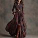 Women's Clothing Plus Size French Retro Plaid Slimming Dress Irregular New European American Style Women's Clothing_ecoleips.com