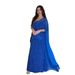 Modest Abaya Dress/Muslim Dress Women Elegant Dress With Chiffon Fabric & Crystal Embellishments - Flowy Maxi Dress (Blue, Green, Red) | S-XXL_ecoleips.com