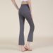 New High-Waisted Yoga Slimming Hip-Lifting Dance Pilates Leggings Elegant Fashion Sports Flared Pants_ecoleips.com
