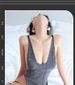 Shiny Slit Suspender Nightdress | Nightclub Lingerie | Long Night Uniform Seduces Women_ecoleips.com