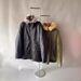girl Niche Design Oversized Lined Four-Pocket High Collar Bomber Jacket Women's Parka Large Fur_ecoleips.com
