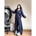 Korean Style Early Autumn New Slimming Sportswear For Women Loose High Street Student Casual Lazy Hoodie Set_ecoleips.com