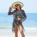 Women's Clothing Fashion Multi Color Printed Bikini Women's Swimsuit Bikini Mesh Three Piece Women's Swimsuit_ecoleips.com