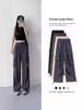Aria Basics French Style Cargo For Women 2024 New Spring And Autumn Small Stature Wide-Leg Casual Loose Hiking Sports Pants_ecoleips.com