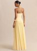 Mozision Off-shoulder Strapless Sexy Maxi Dress Women Elegant Halter Sleeveless Backless Pleated Ruched Bodycon Club Party Dress_ecoleips.com