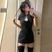 French-style Bodycon Nightclub Dress For Women, 2026 Spring New Product, Sexy Slimming, Bust-revealing, Short-sleeved_ecoleips.com