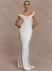 Mozision Elegant Satin Cowl Neck Sexy Maxi Dress Women Fashion Sleeveless Backless Bodycon Slip Club Party Long Dress Female_ecoleips.com