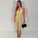 Summer Women's Halter Neck Backless V Neck Vest Polka Dot Slim Fit Capri Pants Set Sexy Style New_ecoleips.com