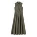 Women's Elegant Round Neck Sleeveless Belted Midi Dress – French Chic Casual Office Gown 2026_ecoleips.com