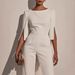 Women's Clothing Solid Color Beaded Decorated Slim Jumpsuit_ecoleips.com