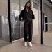 Foreign Trade Women's European And American Style Autumn Winter New Fashion Zipper Turn-Down Collar_ecoleips.com