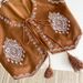 Women's Artistic Retro Style Embroidered Belted Cardigan Vest Heavy Duty Fashionable Short Suede Outerwear Slimming Chic Versatile_ecoleips.com