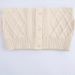 2024 Winter New Women's Clothing European And American Style Vintage Twisted Knit Quilted Cotton Patchwork Hooded_ecoleips.com