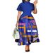 Women's Clothing Women's Plus Size Dress Elegant Lapel Ruffle Sleeve Full Skirt Style Summer Fashionable For Formal & Casual For Women_ecoleips.com