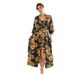 Voya Cross-border Printed Robe Set For Women, Summer Sexy Ice Mid-sleeve Plus-size Bathrobe, Silk Bridal Morning Robe,_ecoleips.com