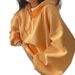 100% Women's High-end Zip-up Hooded Fleece Sweatshirt, Solid Color, Winter Style, Spring And Autumn Thin Loose Fit_ecoleips.com