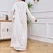 Muslim Dress Women Luxury Rhinestone Embellished Muslim Abaya – Elegant Middle Eastern & Western Fusion Dress_ecoleips.com