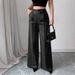 Women's High-Waisted Straight Leg Trousers Autumn/Winter Casual Elegant Commuter Suit Pants_ecoleips.com
