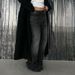 K European And American Retro Personalized Punched Vintage Loose Wide-Leg Low-Waist Denim Pants New Fashion Casual Pants_ecoleips.com