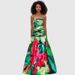 Butterfly Printed Pleated One-Piece Swimsuit For Women - Slim Fit, Holiday Beachwear, European & American Style_ecoleips.com