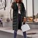 Unisex Longline Zip-Up Hooded Jacket – Oversized Cotton Blend Coat With Stand Collar, S-5XL (Black/Army Green/Khaki/White/Charcoal)_ecoleips.com