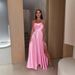 Women's Clothing New Russian Sexy Solid Color Slit Suspender Dress_ecoleips.com
