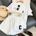 Trendy Cross-border Wholesale Women's Clothing 2026 Summer New Style Student Loose Sports Shorts Casual Two-piece Set_ecoleips.com