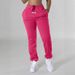 High-Waisted Drawstring Lounge Pants For Women – Oversized Straight-Leg Casual Pants (12 Colors, S-XL)_ecoleips.com