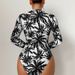 Women's Clothing Printed Diving Suit Beach Sexy Swimsuit Bikini One Piece Swimsuit_ecoleips.com