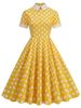 K Elegant Temperament, Polka Dot Photography, Grand Dress, Vintage Dress, Dating Bridesmaid Dress_ecoleips.com