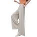 Suitable For All Seasons Women's Wide-Leg Summer 2025 New Style Draped Casual Flared Slimming High-Waist Fashionable Long Pants Skirt_ecoleips.com