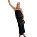 Sexy Women's Sleeveless Strapless Slim Fit Dress Style Fashion Hot Girl Sequined Clothing_ecoleips.com