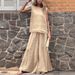 Women's Clothing Casual Large Size Suit Loose Solid Color Cotton And Linen Sleeveless Trousers Two Piece Suit_ecoleips.com