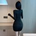 Women Long Sleeve Square Neck Wrap Hip Dress Sexy Low Cut Bodycon Tight Party Club Night Short Dress Going Out Outfits Dress_ecoleips.com