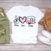 European And American Cross-border Foreign Trade Women's Clothing, Simple Heart-printed Round-neck Short-sleeve T-shirt_ecoleips.com