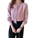 2025 Spring Korean Version Loose Bowknot Professional White Chiffon Blouse Women's Top Goddess Temperament Long Sleeve_ecoleips.com