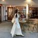 Gentle French Style V-Neck Lace Dress For Women In Summer 2025, Simple And Versatile Camisole Long Skirt, A-Line Skirt_ecoleips.com