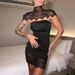 Talenza Elegant Black Lace Dresses Fashion Hollow Out Lace Patchwork Backless Sexy Dress Luxury High-Waisted Women's Party Dress_ecoleips.com