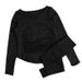 Fitness Suits Yoga Suits Long Sleeved Tops For Women Loose Breathable Yoga T Shirt Cover Up V Neck Quick Drying Running Sports_ecoleips.com