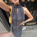 Sexy Sequin Halter Neck Tie up Dress Trendy New Autumn 2025 Style Women's Cross Border European American Fashion_ecoleips.com