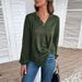 Women's T-Shirts, Multiple Colors, Short Sleeve, V Neck, Cotton Blend, Casual Wear, Everyday Use_ecoleips.com