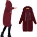Women's Oversized Hooded Cardigan Mid-Length Brushed Fleece Loose Fit Autumn/Winter New Style Casual Outerwear_ecoleips.com