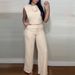 Women's Clothing Spring Cute Fresh Sweet Women's Sleeveless Polyester Fashion Casual Clothing Set Linen_ecoleips.com