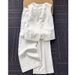 Women's Clothing White Suit For Women Summer New Linen Vest Vest Wide Leg Pants Two Piece Suit_ecoleips.com