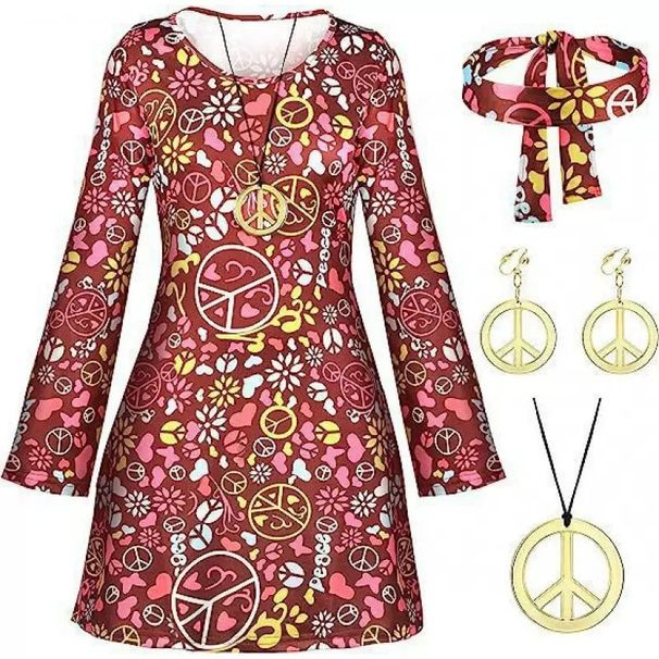 Carnival Festival Foreign Trade Bohemian For Women, Cross-Border Floral Print Long Sleeve Dress_ecoleips.com