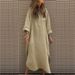 Elegant Solid Color Asymmetrical Maxi Dress With Button Details And Pockets For Women Versatile Solid Colors_ecoleips.com